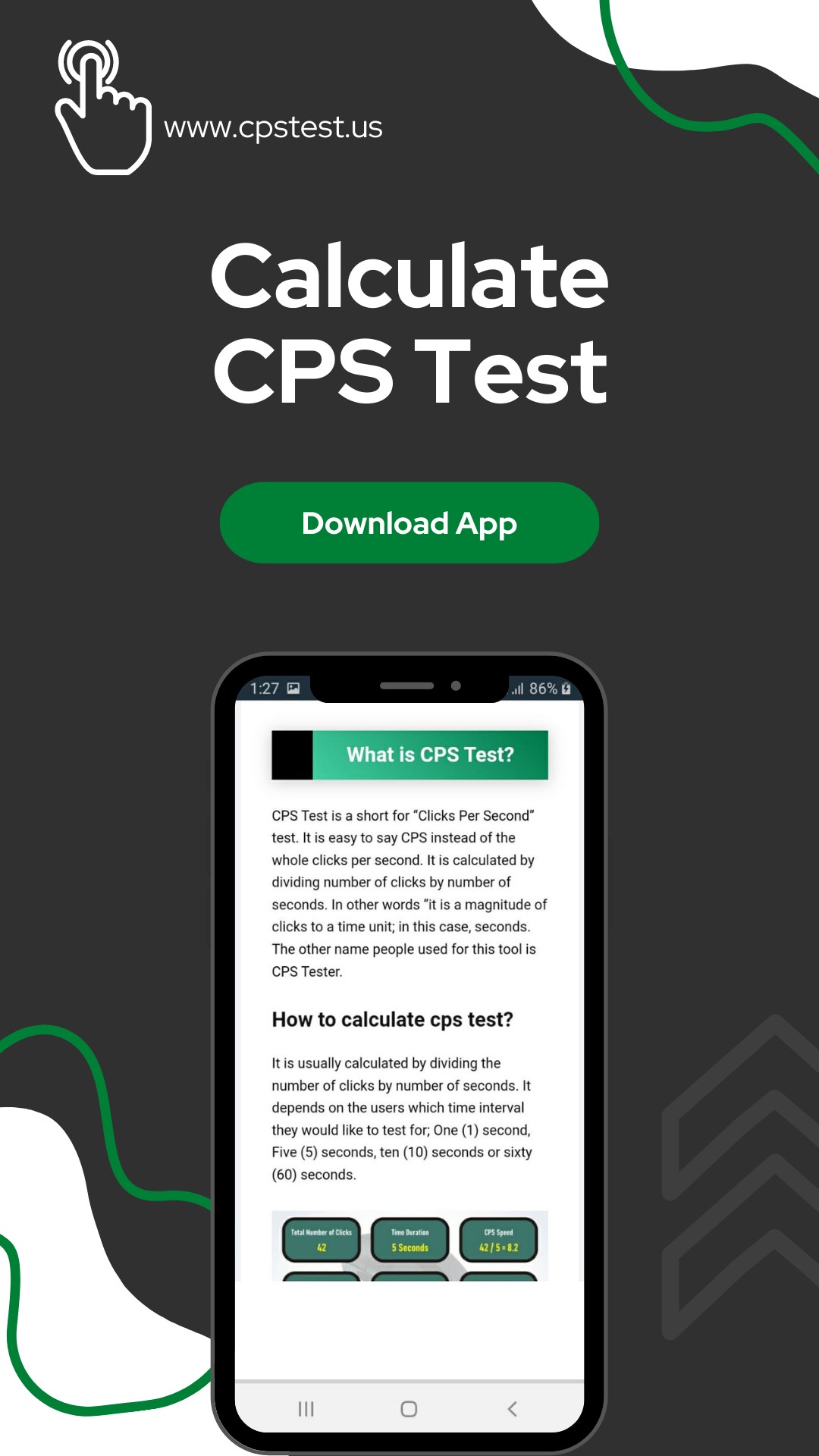 Easy CPS Test - EasyCpsTest proudly brings the exclusive Click